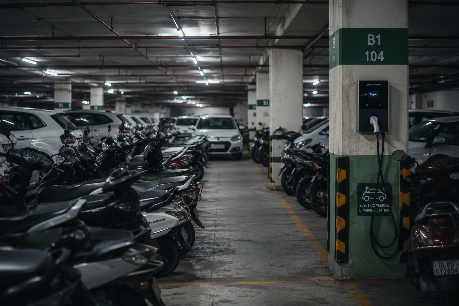 Probably a look into the future where charging stations becomes a big headache for people living in the capital city (1)