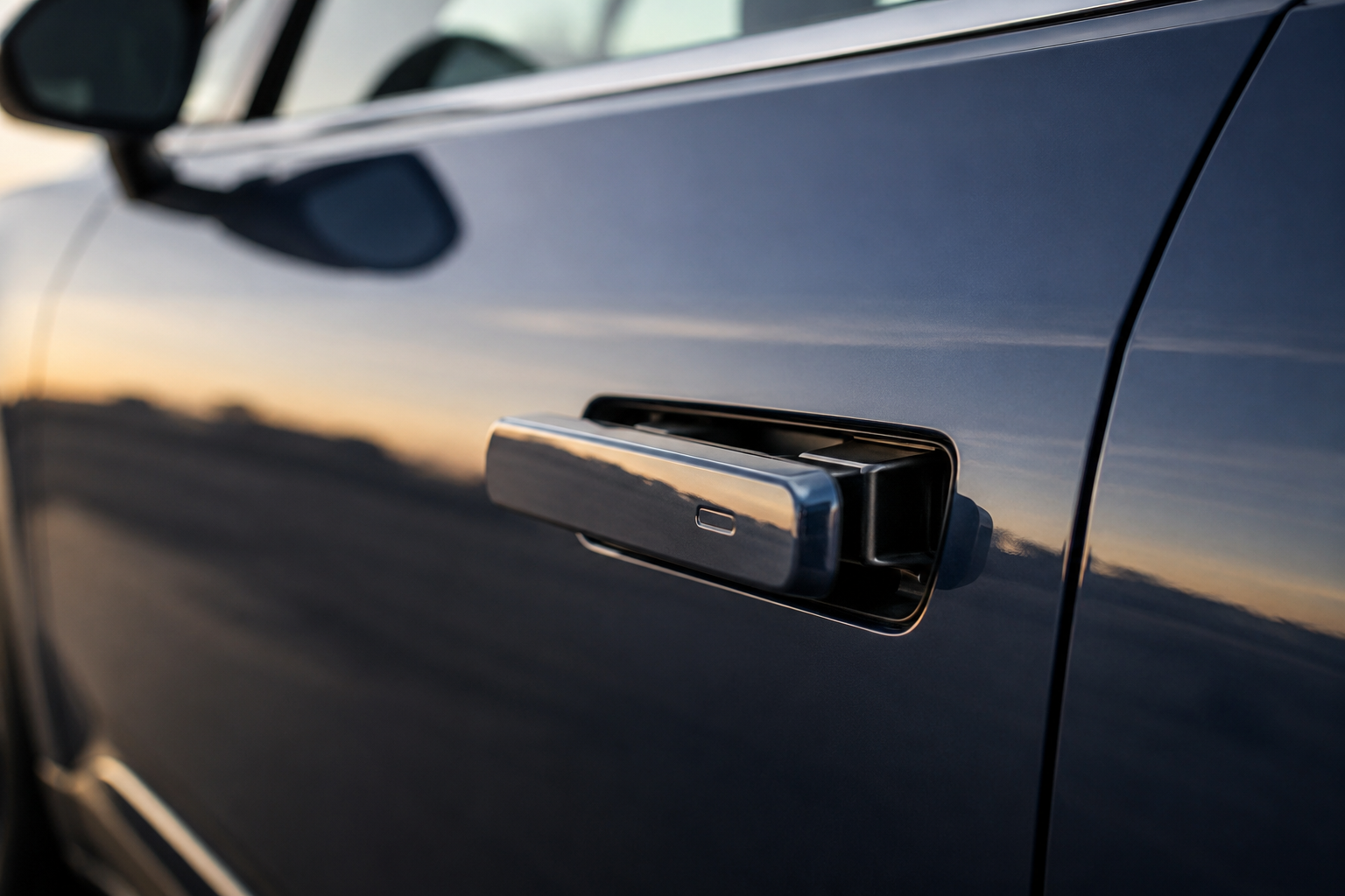 Pop out door handles in modern cars are being banned in China